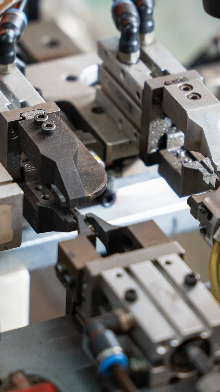 Precision spark plug manufacturing station